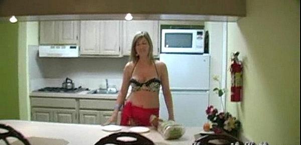  Housewife Kelly Anderson gets fucked in the kitchen